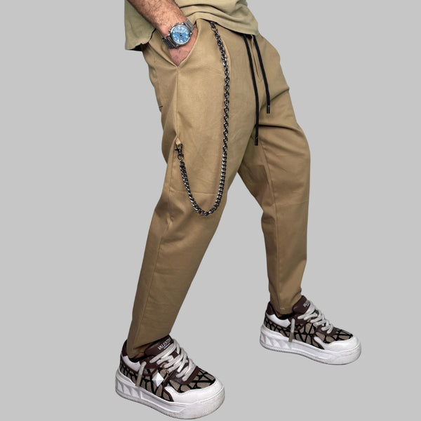 Pantaloni Chain Detail