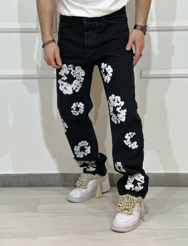 Jeans fiori