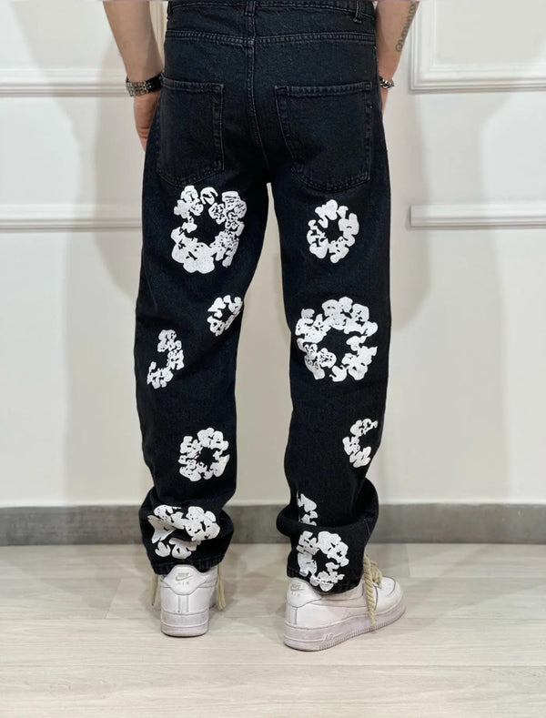 Jeans fiori