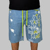 pantaloncino Graffiti Print